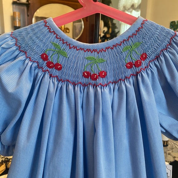 NWT Banbury Cross Smocked Girls Dress size 5 - Picture 3 of 16